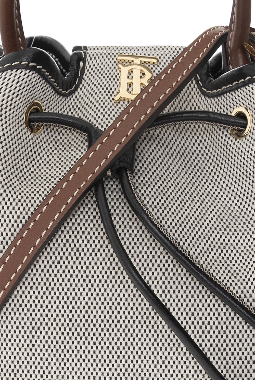 burberry face Bucket bag with logo